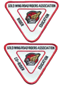 Rider Education Level II Patches
